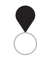 Teardrop shape atop a circle, in Illustrator