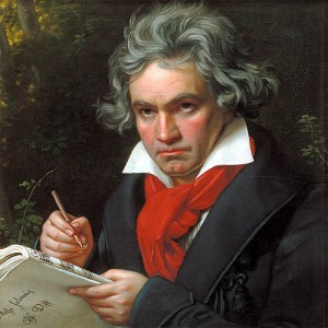 Painting of Beethoven