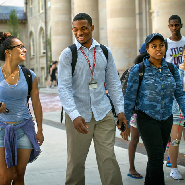 Students at Cornell