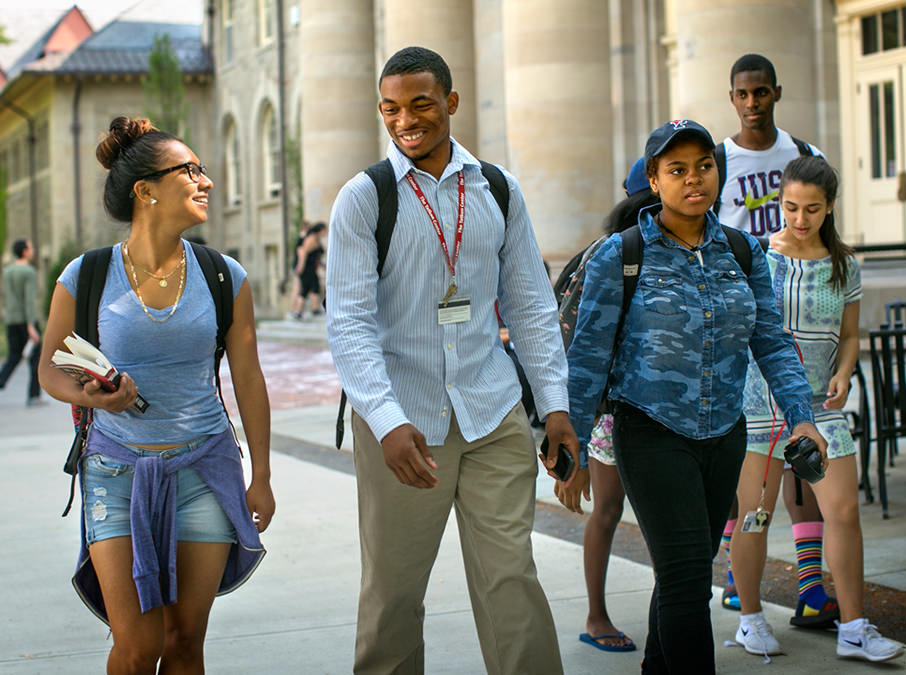 Students at Cornell