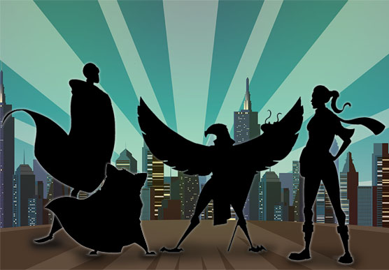Silhouettes of the Digital Defenders