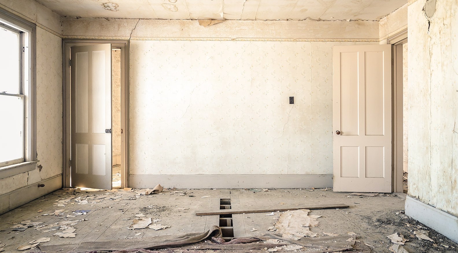 Interior of home under construction